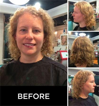 Salon owner and stylist Jane Jackson gives a new client her first keratin treatment and fresh color to tame the frizzies and update brassy and washed out color. Salon manager and stylist Kreg Jackson gives her an easy hairstyle she can recreate at home.
